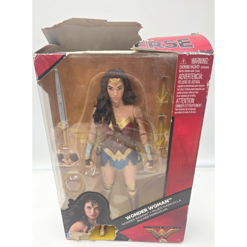 DC Comics Multiverse Wonder Woman 12" Action Figure 1/6 Sword, Lasso, Starburst
